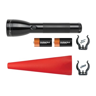 Maglite® ML50L Safety Pack LED Flashlight, 8.18"L, Black (ML50LI201G)