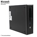 HP EliteDesk 800 G1 Refurbished Desktop Computer, Intel Core i5-4570, 120GB SSD+3TB, 1G Video Card