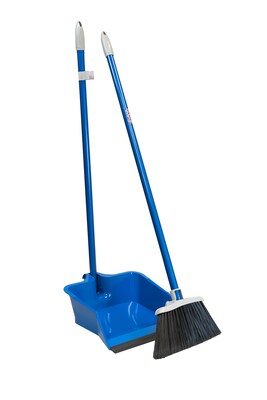 Quickie Flip-Lock Dust Pan and Lobby Broom (429ZQK)