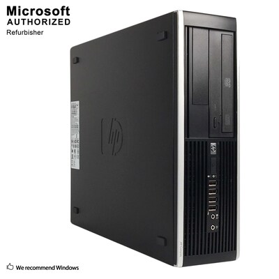 HP Compaq 8200 Elite Small Form Factor Refurbished Desktop Computer, Intel Core i3-2100 3.1GHZ, 2TB HDD