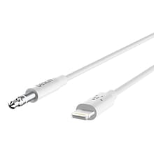 Belkin Lightning Audio Cable for iPhone/iPad/iPod Touch, White (AV10172BT03-WHT)