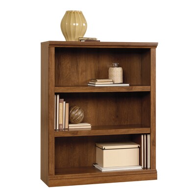 Sauder Select 44"H 3-Shelf Bookcase, Oiled Oak (410372)