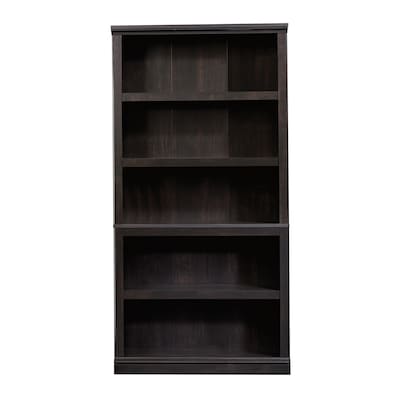 Sauder Select Collection 70H 5-Shelf Bookcase, Estate Black (414235)