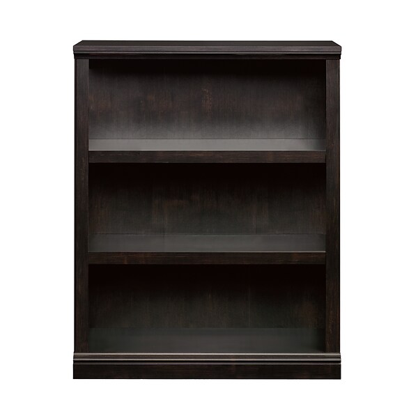 Sauder Select Collection 3-Shelf 44H Bookcase, Estate Black (420175)