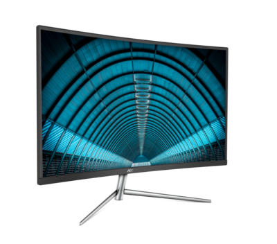 AOC C32V1Q 32 LCD Monitor, Black/Silver