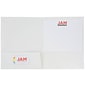 JAM Paper® Laminated Two Pocket Glossy Folders, Assorted Business Colors, 6/Pack (385BAGFASSRT)