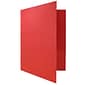 JAM Paper® Two-Pocket Textured Linen Business Folders, Assorted Colors, 6/Pack (386LASSRT)