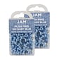 JAM Paper Push Pins, Baby Blue, 2 Packs of 100 (222419047A)