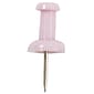 JAM Paper Push Pins, Baby Pink, 2 Packs of 100 (222419048A)