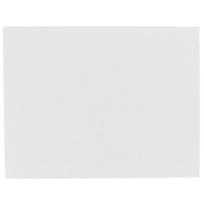 JAM Paper® Blank Flat Note Cards, A2 Size, 4 1/4 x 5.5, White, 250/Pack (175972C)