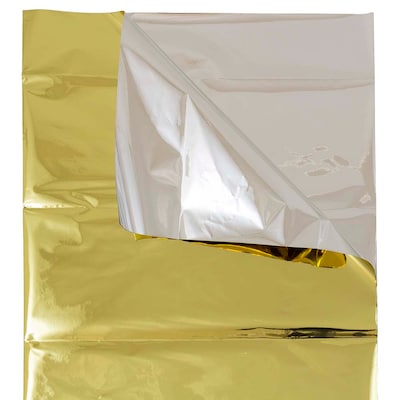 JAM Paper® Gift Tissue Paper, Gold Mylar, 3 Sheets/Pack (11734227)