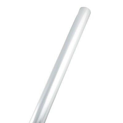 JAM Paper Wrapping Paper, 25 Sq. ft. x 30, Silver Foil (165F25SI)