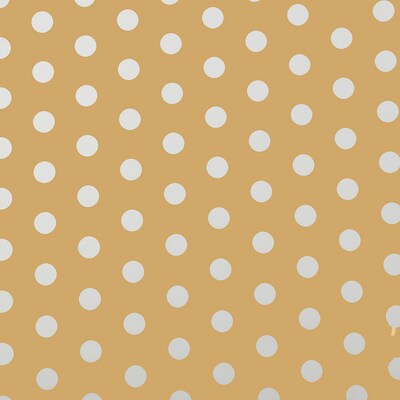 JAM Paper® Gift Wrap, Polka Dot Wrapping Paper, 25 Sq. Ft, Gold with White Polka Dots, Roll Sold Individually (165D25GO)