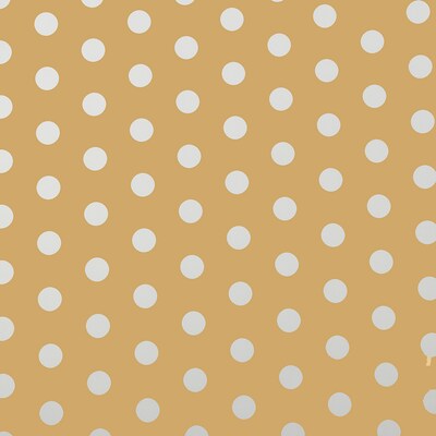 JAM Paper Wrapping Paper, 25 Sq. ft. x 30", Gold with White Polka Dots (165D25GO)