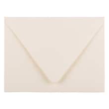 JAM Paper A2 Invitation Envelopes with Euro Flap, 4 3/8 x 5 3/4, Ivory, 50/Pack (235034673I)
