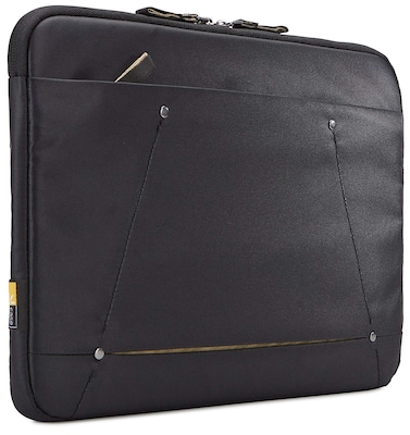 Case Logic Deco Laptop Sleeve, Black Polyester (DECOS113)