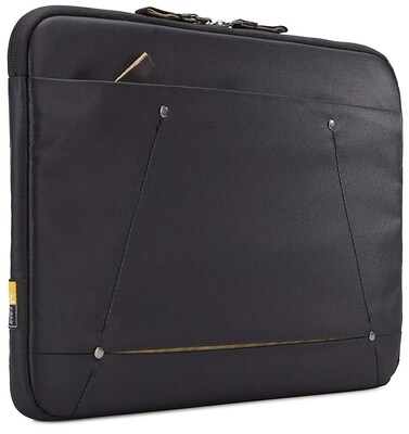 Case Logic Deco Laptop Sleeve, Black Polyester (DECOS113)