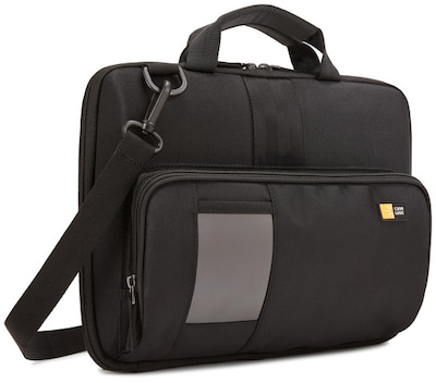 Case Logic Work-In Laptop Case w/ Pocket, Black Polyester (QNS-311)