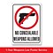 ComplyRight™ Weapons Law Poster Service, South Carolina, 11 x 8.5 (U1200CWPSC)