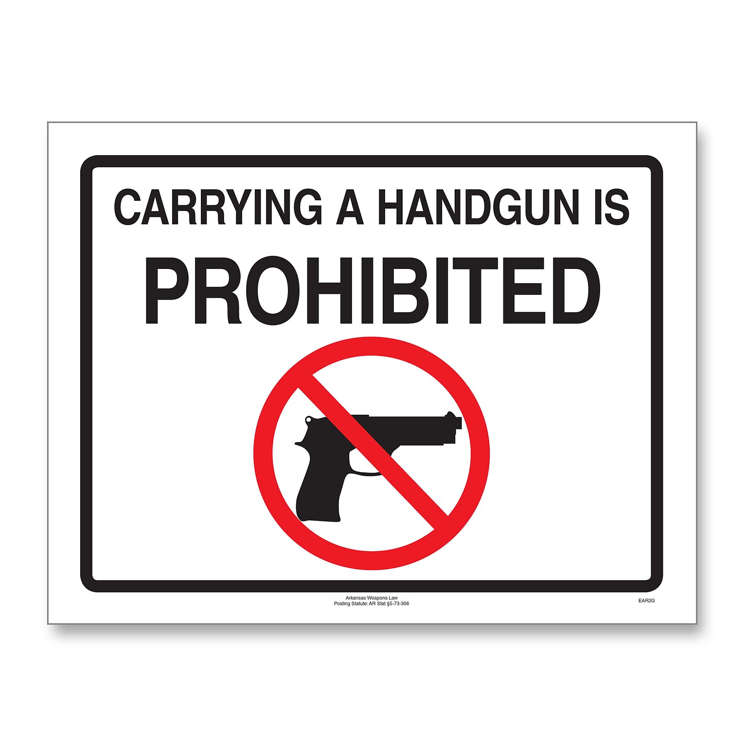 ComplyRight Weapons Law Posters, Arkansas, 11 x 8.5 (E8077AR)