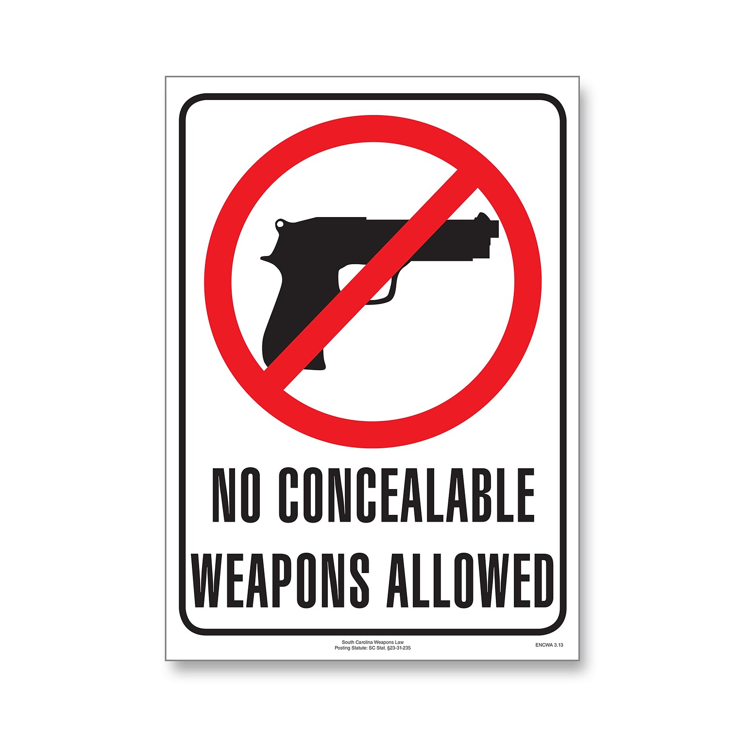 ComplyRight Weapons Law Posters, South Carolina (E8077SC)