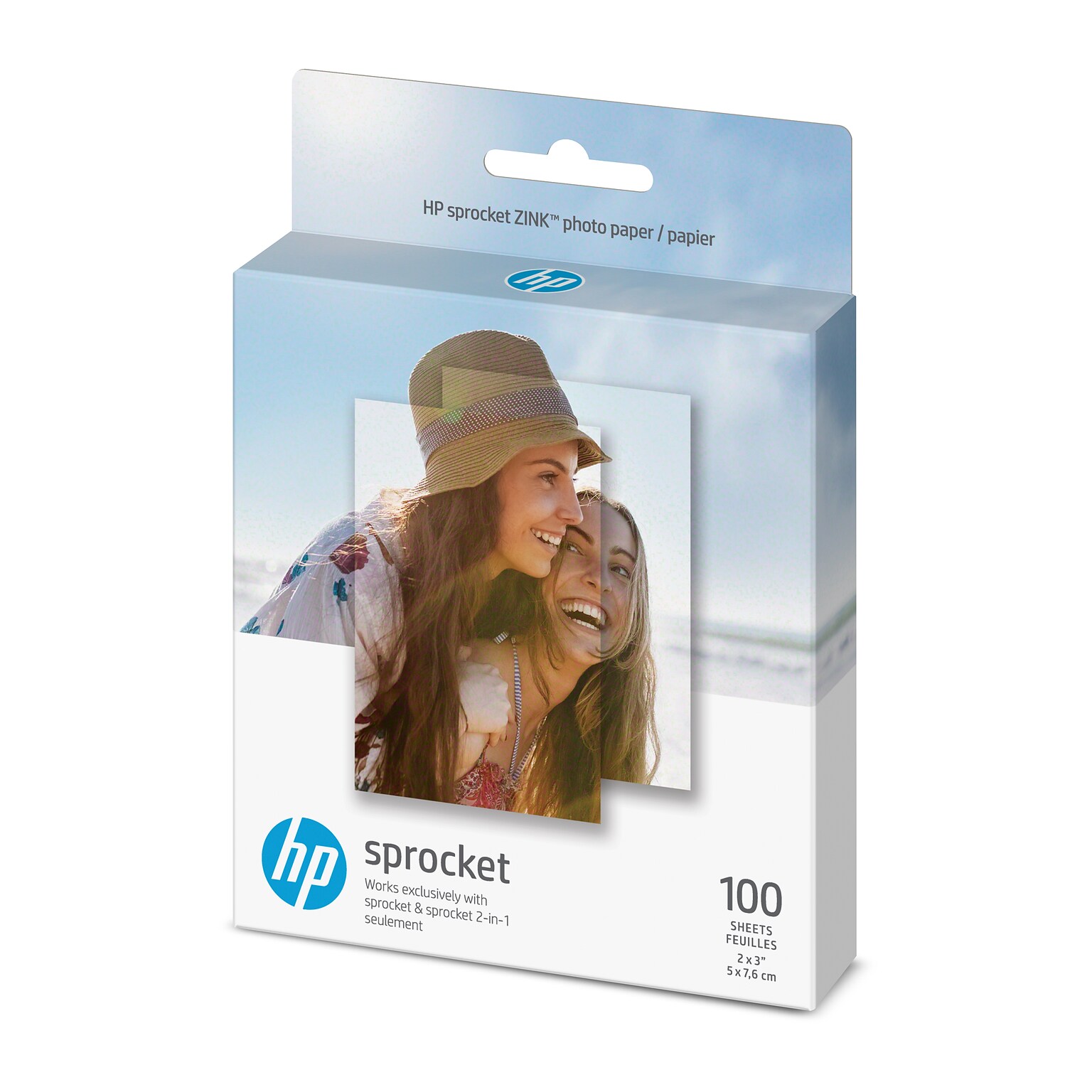 HP Matte Photo Paper, 3 x 2, 100/Pack (1DE40A)