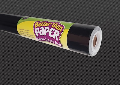 Teacher Created Resources Better Than Paper®Roll, 4' x 12', Black (TCR77314)