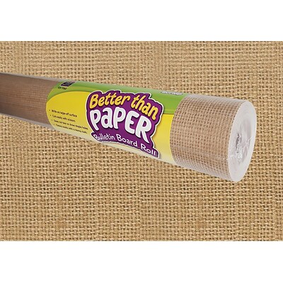 Teacher Created Resources Better Than Paper®Roll, 4 x 12, Burlap (TCR77365)