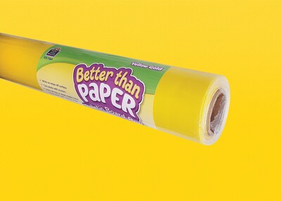 Teacher Created Resources Better Than Paper®Roll, 4 x 12, Yellow Gold (TCR77369)