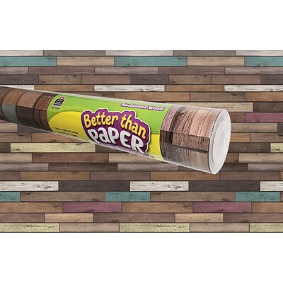 Teacher Created Resources Better Than Paper®Roll, 4 x 12, Reclaimed Wood (TCR77399)