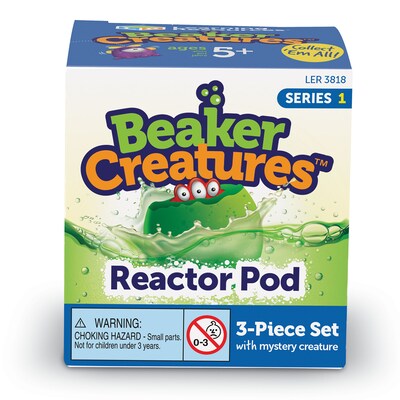Learning Resources Beaker Creatures Reactor Pod, 35 Beaker Creatures (LER3818)