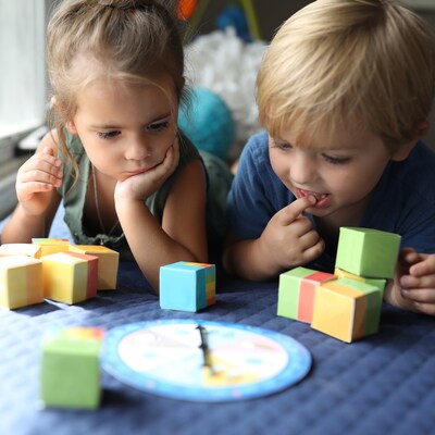 Educational Insights My First Game, Tumbleos, Domino Block Tower, Preschool (1714)