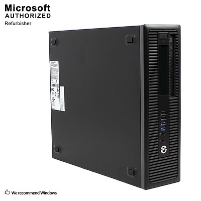 HP ProDesk 600 G1 Small Form Factor Refurbished Desktop Computer, Intel i5-4570, 12GB RAM, (S18VFTHPDT01P54)