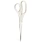 JAM Paper® Heavy Duty Multi-Purpose Precision Scissors, 8" Stainless Steel Blades, White (342WH)