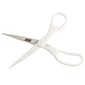 JAM Paper® Heavy Duty Multi-Purpose Precision Scissors, 8" Stainless Steel Blades, White (342WH)