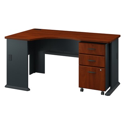 Bush Business Furniture Cubix Left Corner Desk With Mobile File