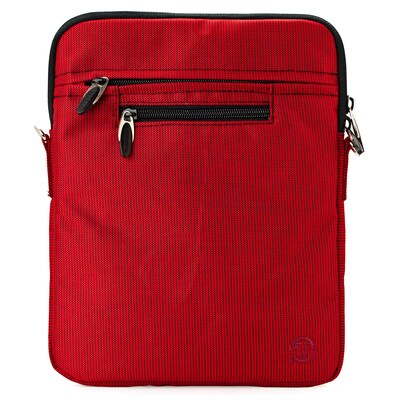 Vangoddy Shoulder Bag Carrying Case Sleeve for new iPad 9.7 inch iPad Pro 10.5 inch, Red (PT_RDYLEA483_IP)