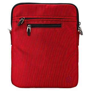 Vangoddy Shoulder Bag Carrying Case Sleeve for new iPad 9.7 inch iPad Pro 10.5 inch, Red (PT_RDYLEA4