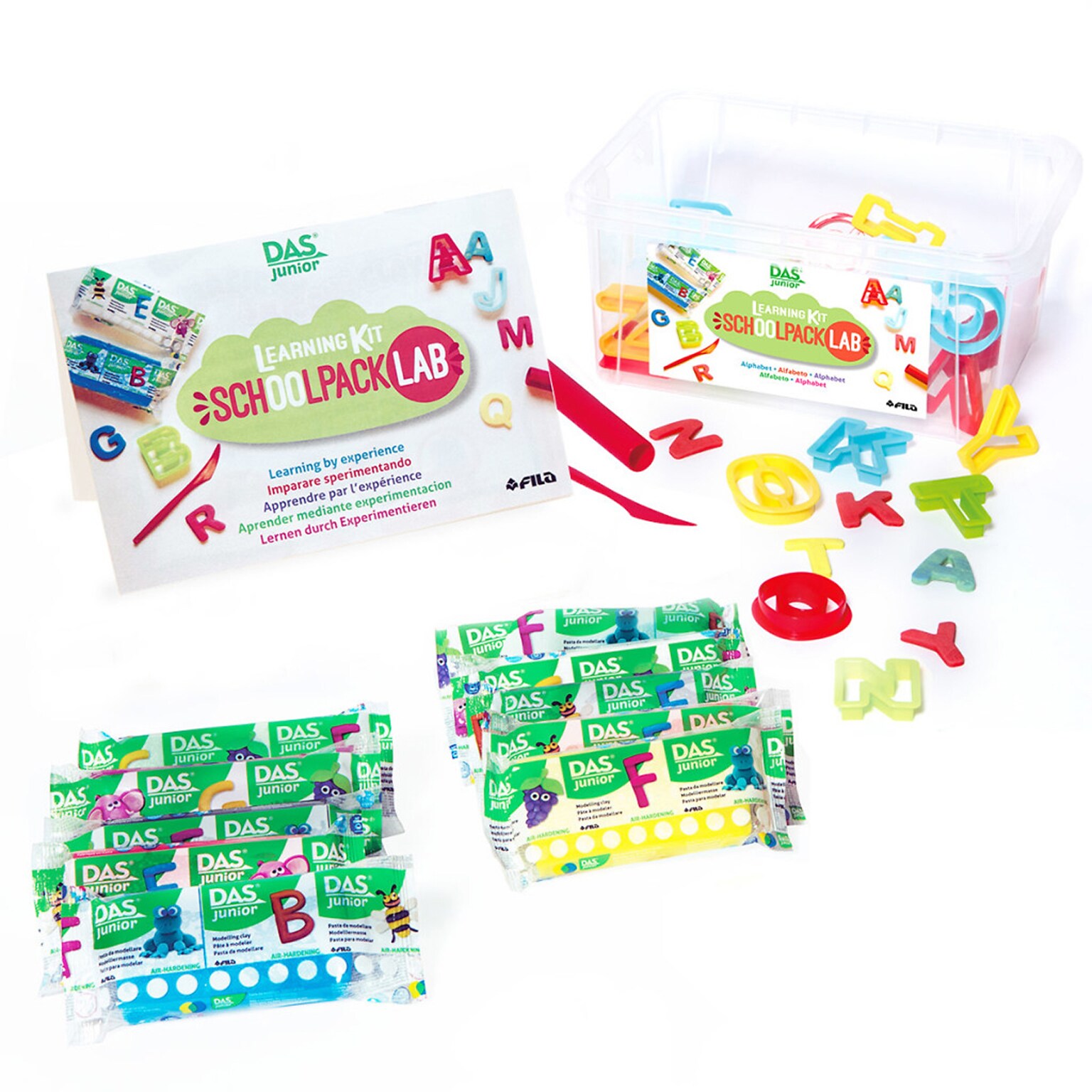 Das Jr Learning Kit School Pack Lab Letters, PreK-1, 55/Pack (DIX349000)