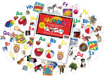 Barker Creek Learning Magnets® "Now I Know My ABCs" Kit, 137 Piece Set (LM2403)