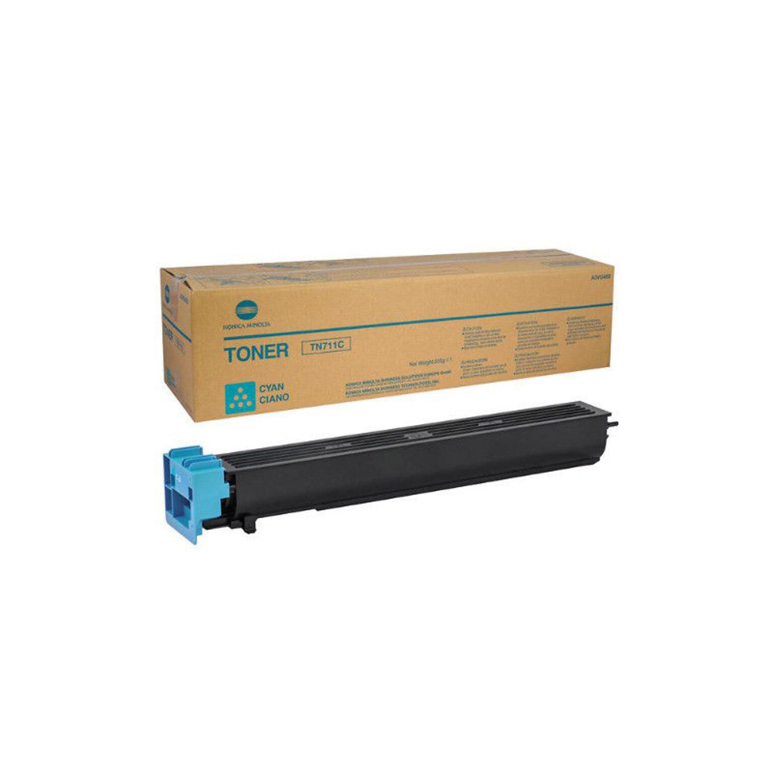 Konica Minolta TN-711 Cyan Standard Yield Toner Cartridge (A3VU430)