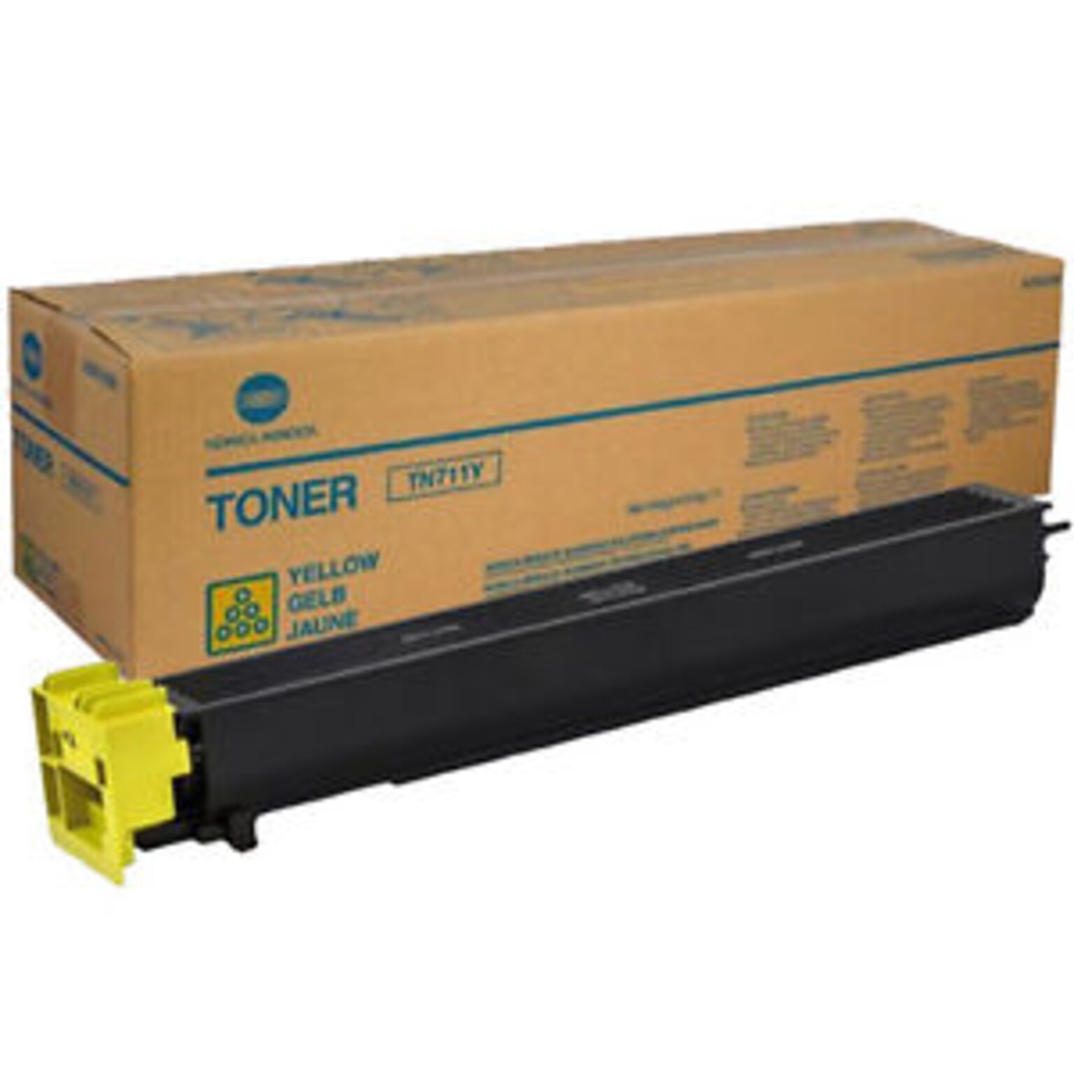 Konica Minolta TN-711 Yellow Standard Yield Toner Cartridge (A3VU230)