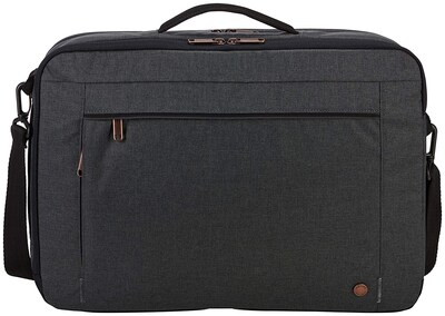Case Logic ERA Hybrid Laptop Briefcase, Black Polyester (ERACV-116-OBSIDIAN)