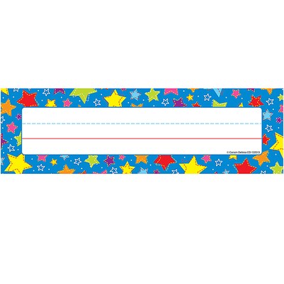 Carson Dellosa® Nameplates, 9.5 x 2.875, Stars (CD-122013)