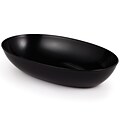 Creative Converting Small Oval Bowl, 43 Oz., Black (059260)