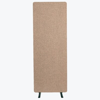 Luxor 66H x 24W Reclaim Single Panel Room Divider, Desert Sand (RCLM2466DS)