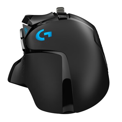 Logitech G502 HERO Ambidextrous Optical USB Gaming Mouse, Black (910-005469)