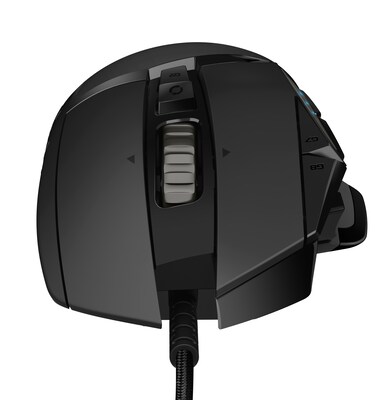 Logitech G502 HERO Ambidextrous Optical USB Gaming Mouse, Black (910-005469)
