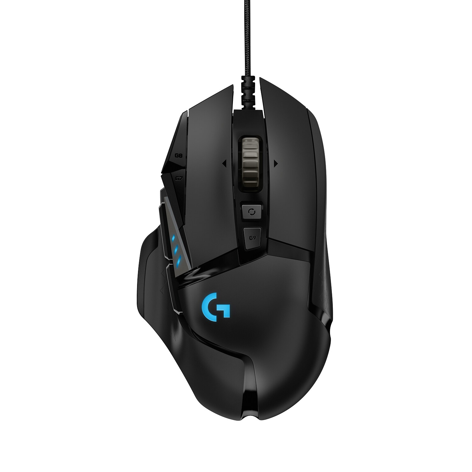 Logitech G502 HERO Ambidextrous Optical USB Gaming Mouse, Black (910-005469)