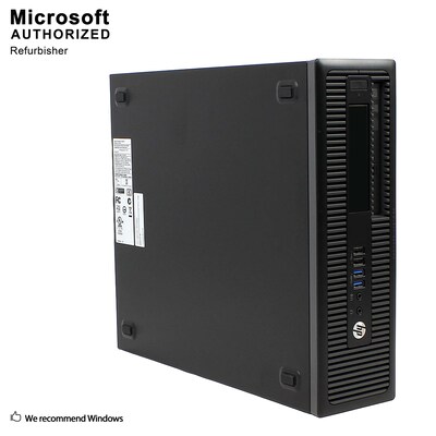 HP ProDesk 400 G1 Small Form Factor Refurbished Desktop Computer, Intel i5 4570, 12GB RAM, 360GB SSD (S18VFTHPDT01P27)